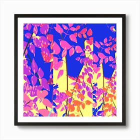 Abstract Autumn Leaves Art Print Art Print