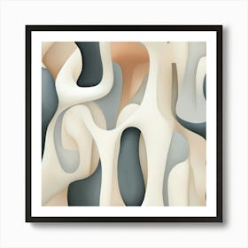 Poster Vertical Geo 2 Art Print