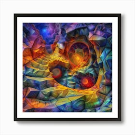 Abstract Fractal Art 1 Art Print