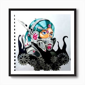 Cyborg Art Print