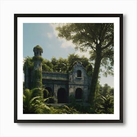 Ruins In The Jungle Art Print