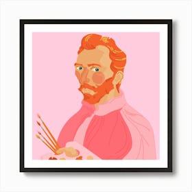 Portrait Of Van Gogh 1 Art Print