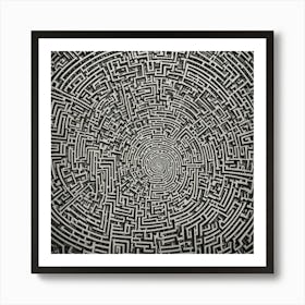 Maze 12 Art Print