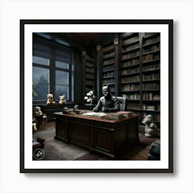 Batman'S Office 1 Art Print