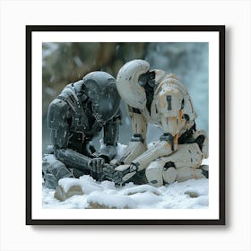 Ai Aliens Art Print