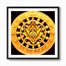 Shamanic Symbol 4 Art Print