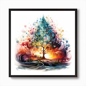 Rustic Radiant Retro Roots Art Print