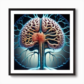 Human Brain 79 Art Print