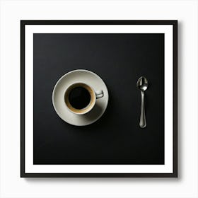 Coffee And Spoon Art Print