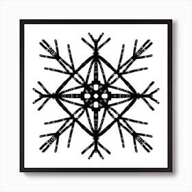 Snowflake 16 Art Print