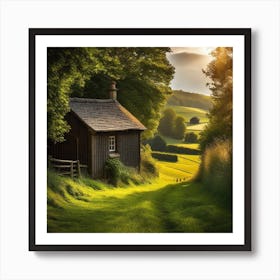 Cottage In The Countryside 2 Art Print