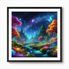 Fairy Forest 2 Art Print