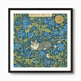 William Morris'S Cat Art Print