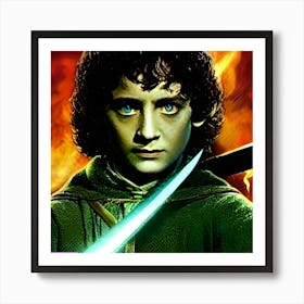 Frodo lord of the rings Art Print
