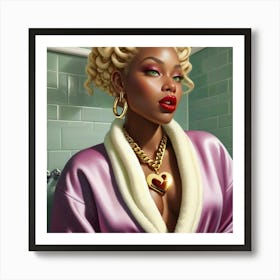 Afro-American Woman 1 Art Print