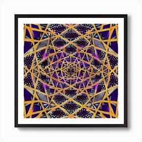 Abstract Psychedelic Pattern 11 Art Print