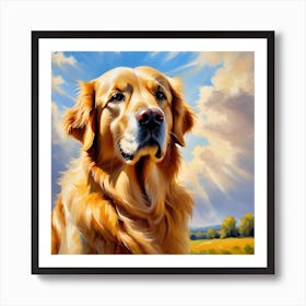 Golden Retriever 2 Art Print