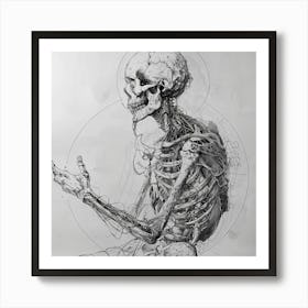 Skeleton 2 Art Print