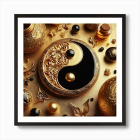 Yin Yang Symbol 21 Art Print