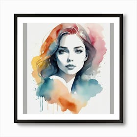 Portrait Of A Woman 1 Art Print