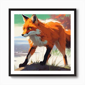 Red Fox Art Print