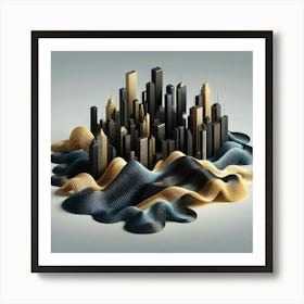 Cityscape Stock Videos & Royalty-Free Footage 1 Art Print