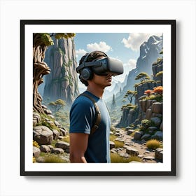 Vr Headset 8 Art Print