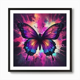 Butterfly Painting 255 Art Print