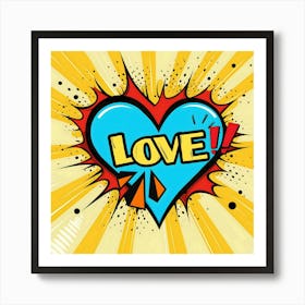 Love story 1 Art Print