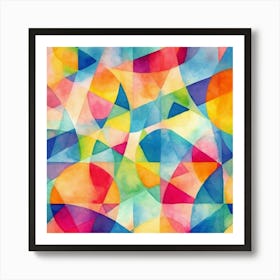 Abstract Watercolor Painting Art Print