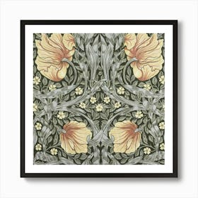 William Morris Textile Design 22 Art Print