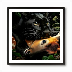 Wild Animal Creative Portrait 160 Art Print