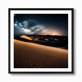 Desert Night Sky 1 Art Print