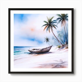 Sea Beach Art Print