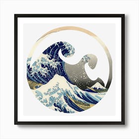 The Great Wave Of Kanagawa Big Wave Surf Ocean Art Print