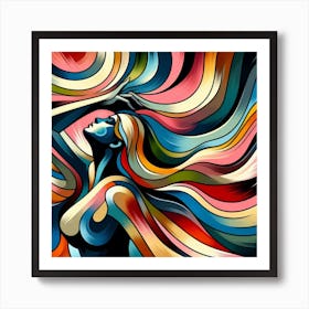 Abstract Of A Woman 10 Art Print