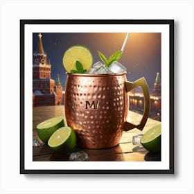 Illustrative Albedo Moscow Mule Art 0 Art Print