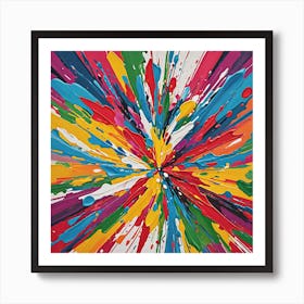 Splatter Art Print