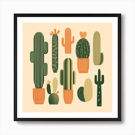 Cactus Illustration Art 73 Art Print