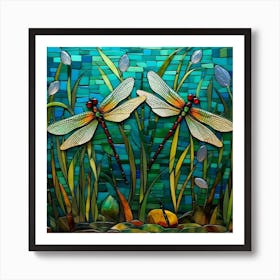 Dragonflies 35 Art Print