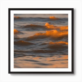 Sunset At The Beach Art Print