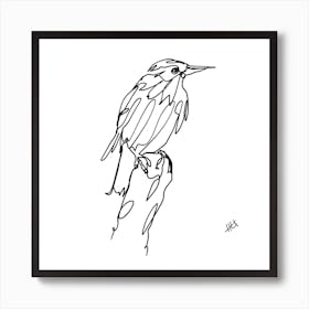 Walking Murmuration Art Print