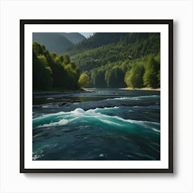 Default Create Unique Design Of Rivers 3 Art Print