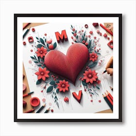 Heart Art Print