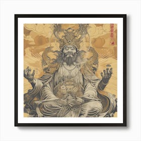 Chinese God Art Print
