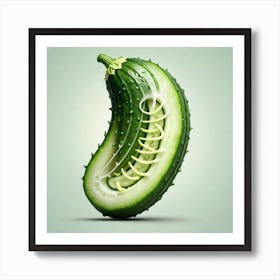 Cucumber Art 1 Art Print