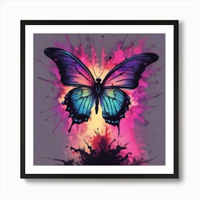 Butterfly Painting 286 Art Print