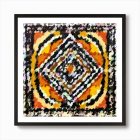 Abstract Prism Pulse Painting Art Print