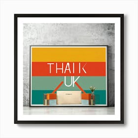 A Digital Design Of A Contemporary Appreciation Sign Written With Sprinklings Of Bold Typography O (4) Art Print