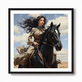 Riding 2 Art Print